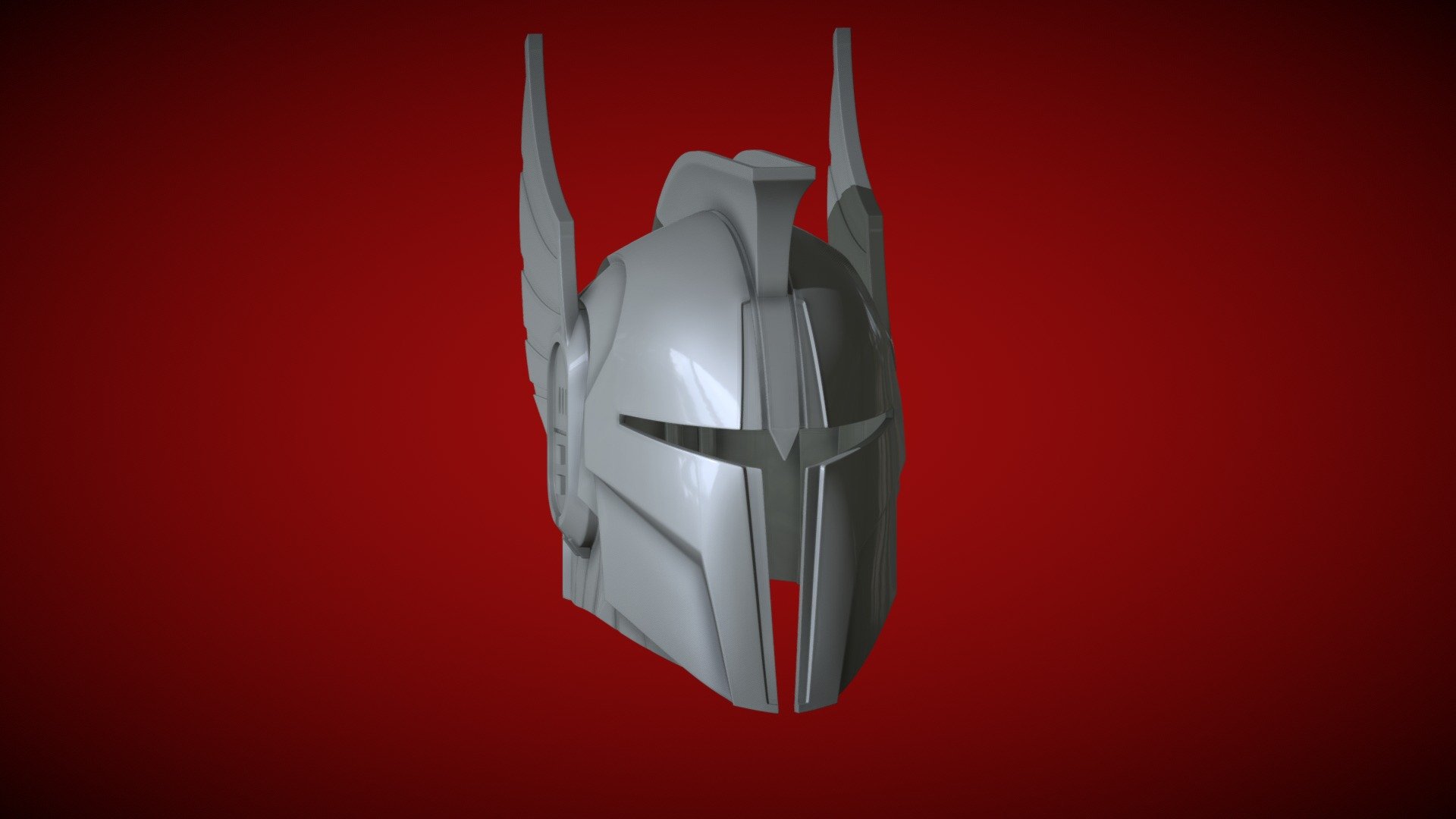 W.I.P custom madalorian helmet 3d model
