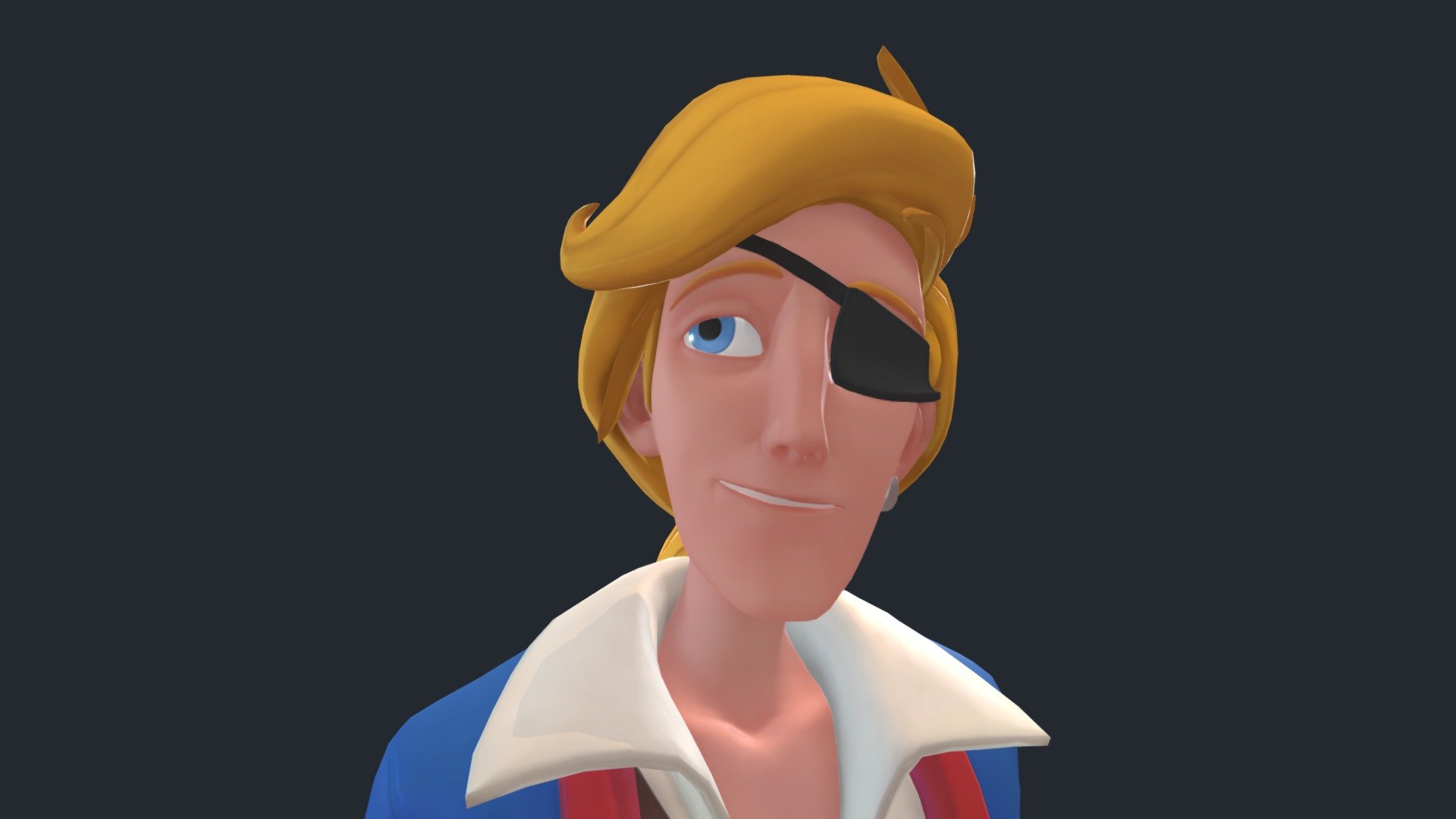I'm selling these fine leather jackets - Guybrush - 3D model by Abel Oroz (@abelostudio) 3d model