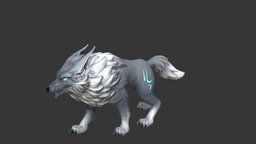 Wolf Plain Battle Roar character, game, creature, animation