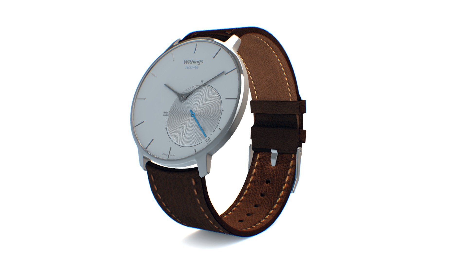 A new generation Swiss-Made watch combining time and activity tracking. Withings Activité is a unique tool to inspire and empower a healthy lifestyle. Model by /xelus - Withings Activité Watch - 3D model by Virtual Studio (@virtualstudio) 3d model