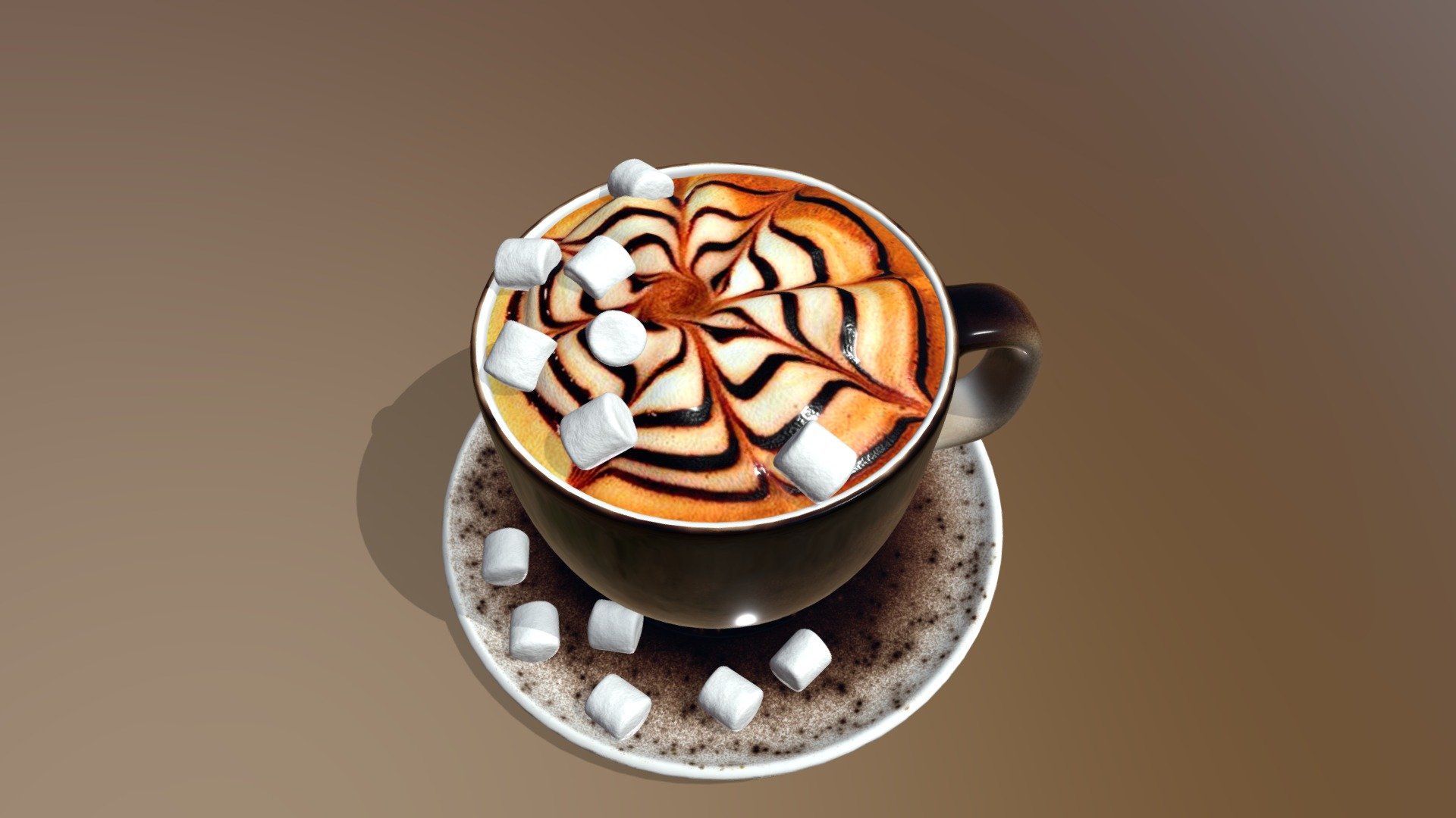 It's time for a walk. I'll stop by a coffee shop and have a wonderful cup of cappuccino. :)

texture resolution 2048x2048p
model in cm - Cup of cappuccino - Download Free 3D model by Elen (@Kitty999) 3d model