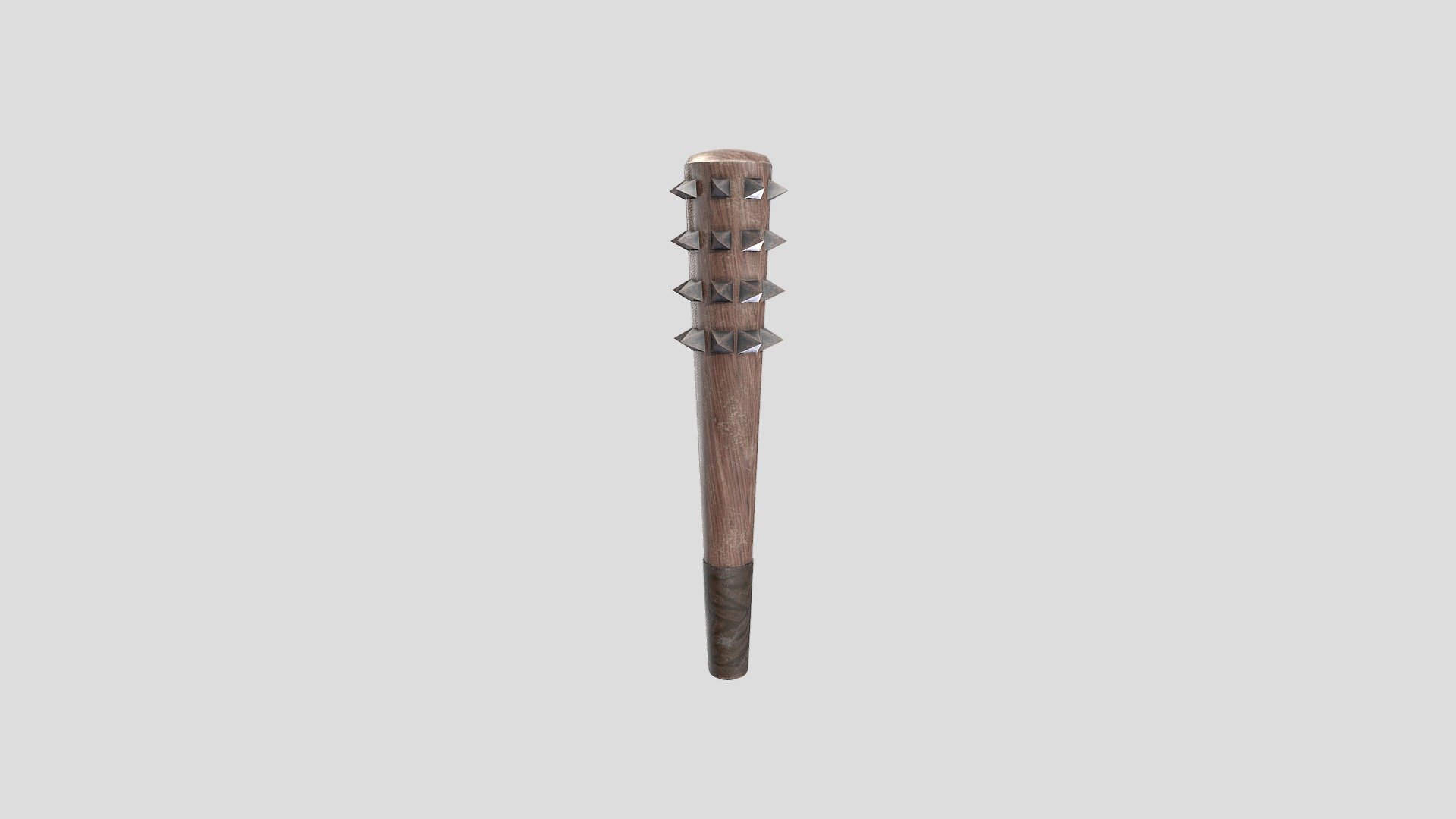 10010 - Spiked Club Bat - Buy Royalty Free 3D model by ArtGare 3d model