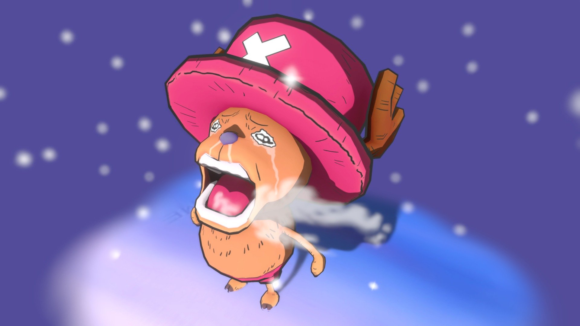 I saw recently this meme and decided to do it for a fun practice, didn't really do much but i like the result.
Check out more on my ArtStation:
https://www.artstation.com/ramirome - Chopper Crying - 3D model by Ramiro (@ramirome) 3d model