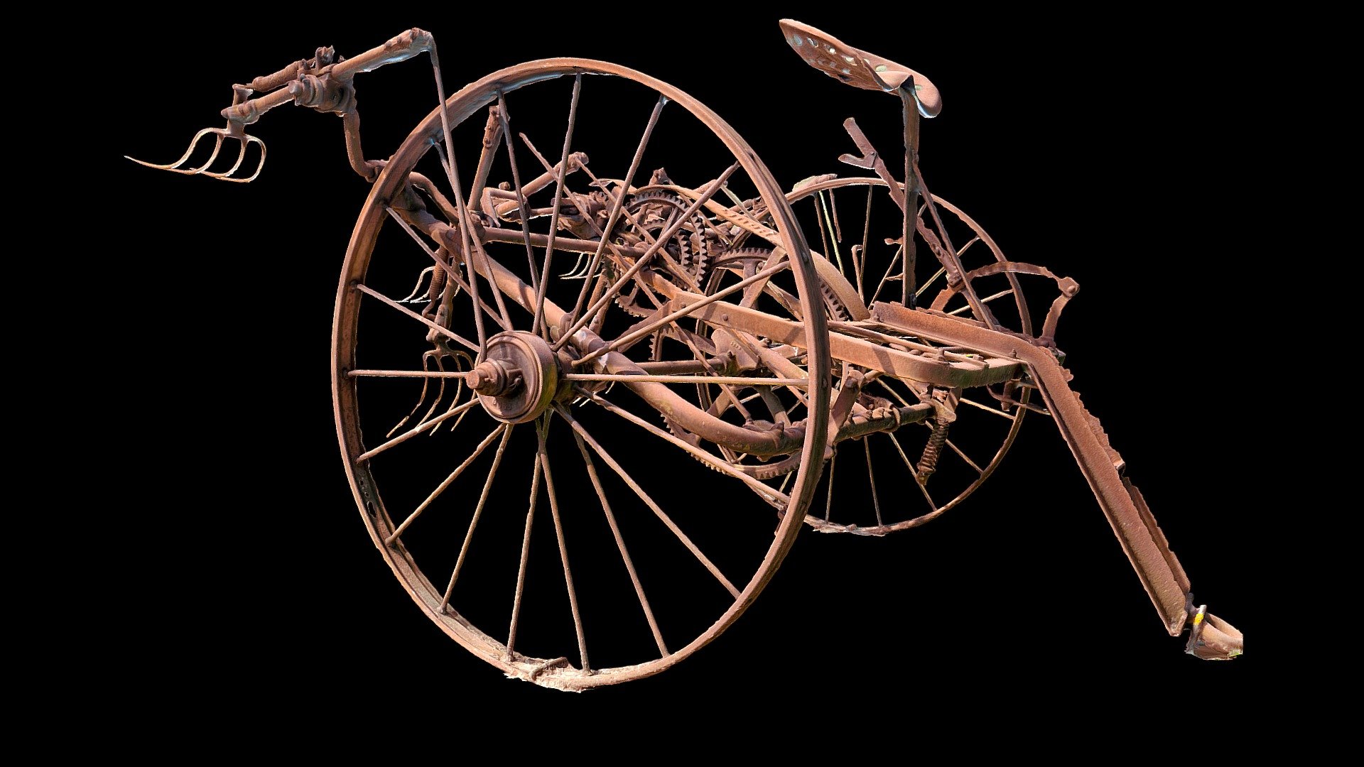 Old rusted farm machine - Old rusted farm machine - Buy Royalty Free 3D model by LZ Creation (@jmch) 3d model