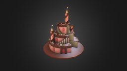 Cake Castle castle, cake, reality, augmented, 2014, pasar, seni, itb, unity, cinema4d, c4d