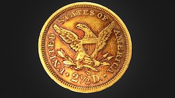 Old American Coin cooper, coin, treasure, american, dollar, gold