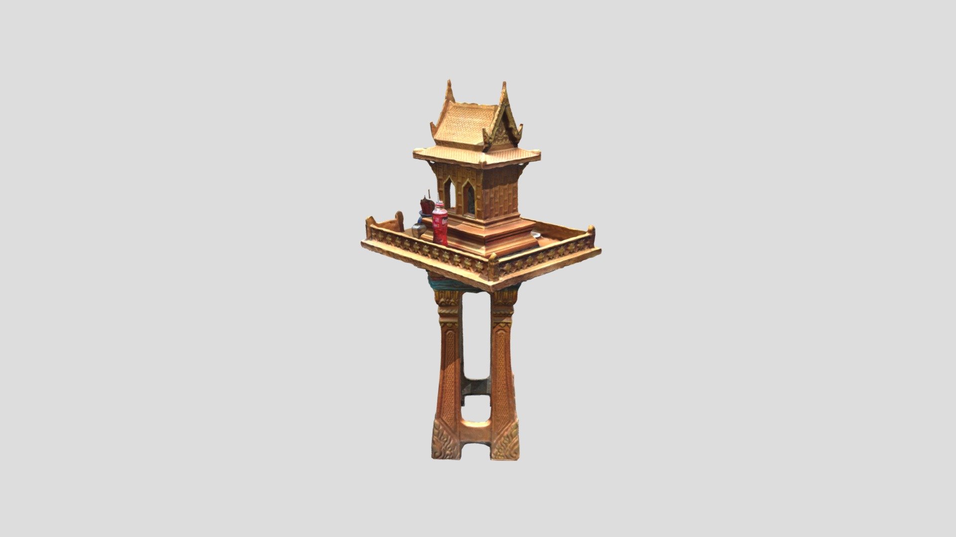 Thai Spirit house - 3D model by taromb 3d model