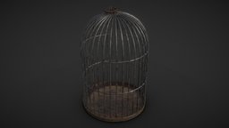 Round Rat Cage steampunk, bronze, cage, metal, iron, free3dmodel, freedownload, freemodel, cages, steampunkstyle, free, steel
