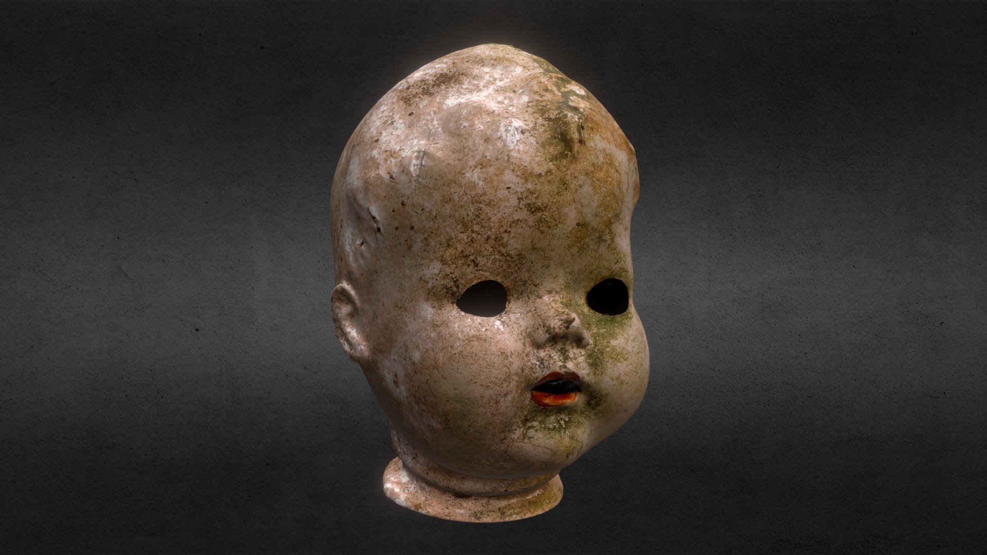 This antique doll head was found in the woods behind my house.
Created using 4K video exported to image sequences 3d model
