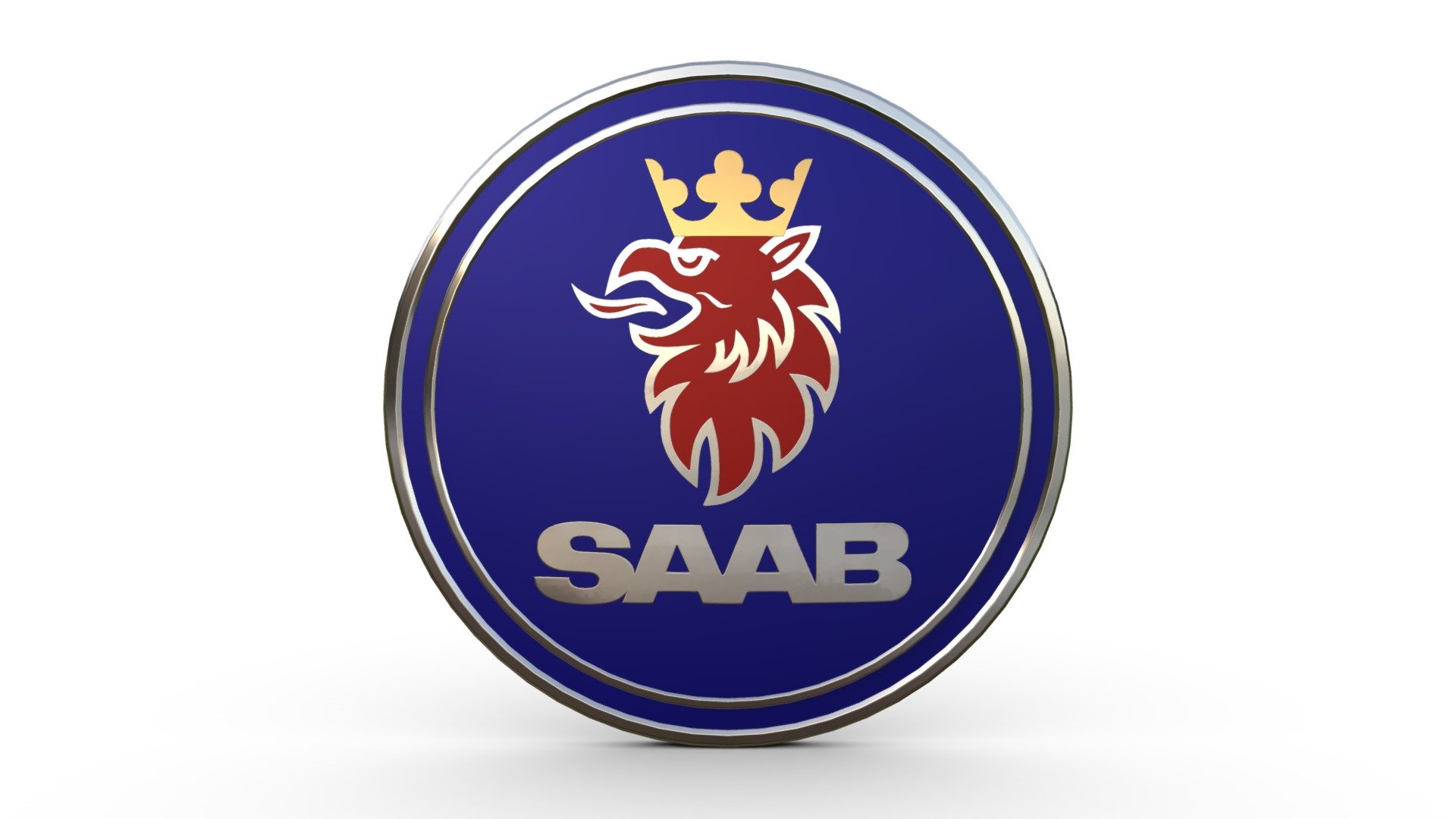 Saab Logo - 3D model by PolyArt (@ivan2020) 3d model