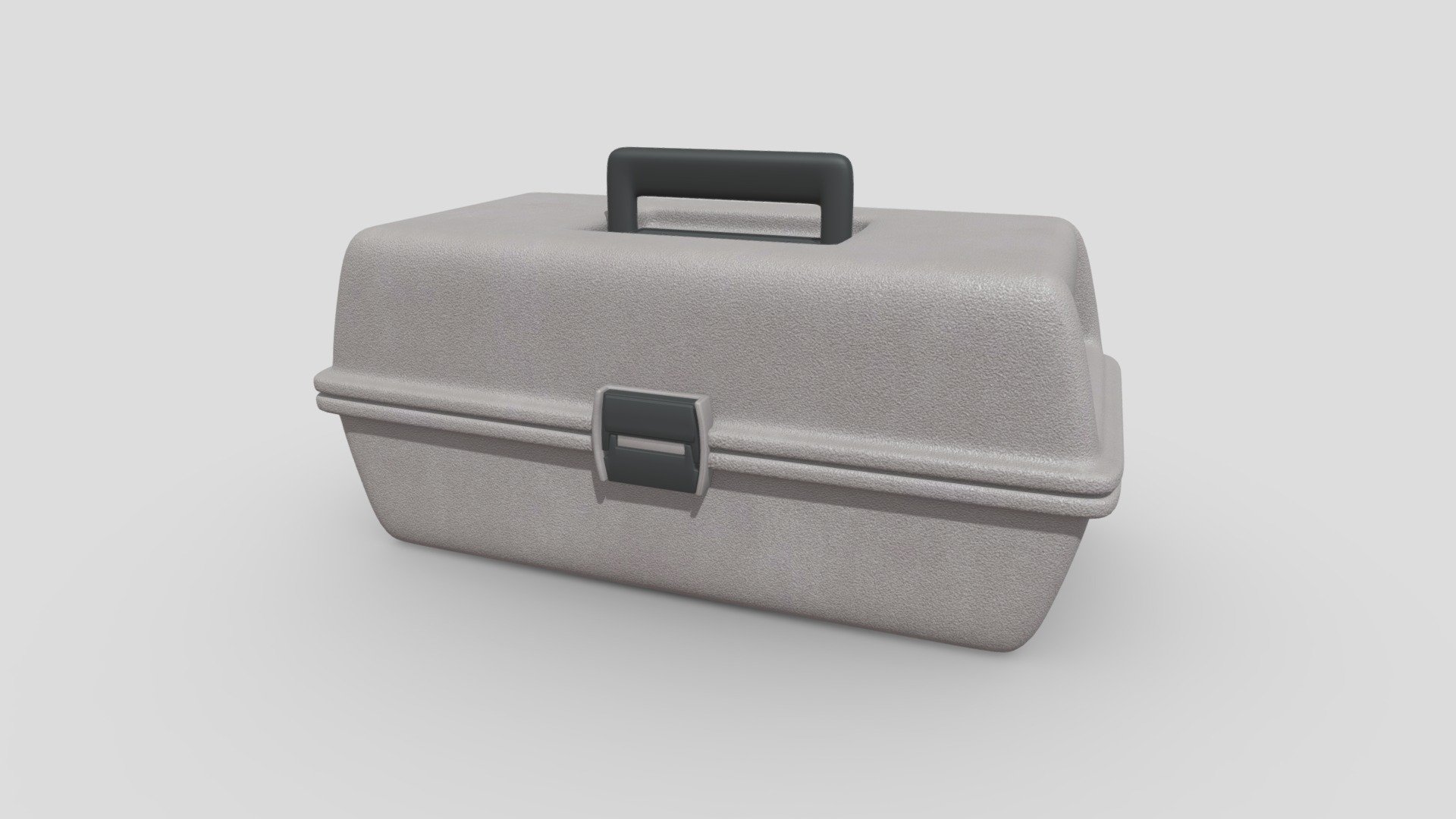 Simple Toolbox 3D model that I made using Blender. Two subdivision levels of the model are included. Both models have their own set of PBR textures and use a normal map to add extra detail. The high poly version (Subdivision Level 2) is shown in the model viewer.

Features:


Includes two subdivision levels of the model
Includes GLTF file type instructions
Models use the metalness workflow and 4K PBR textures in PNG format
Models have been manually UV unwrapped
Uses normal maps to add extra detail to the models
Blend file includes pre-applied textures as well as camera and lighting setups
Lighting provided by included HDRi map downloaded from HDRi Haven
Model has been exported in 4 file formats (FBX, OBJ, GLTF/GLB, DAE/Collada)

Included Textures:


AO, Diffuse, Roughness, Gloss, Metallic, Normal
UVLayout

The source file is uploaded in FBX format and is used for demonstration. In the additional file you will find all model exports and the textures that go along with them 3d model