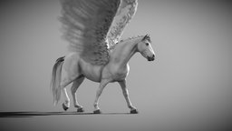 Pegasus sky, flying, pegasus, mythology, feather, winged, equine, horse, creature, fantasy, magic, noai, costellations
