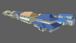 Pack Anime House Low-Poly