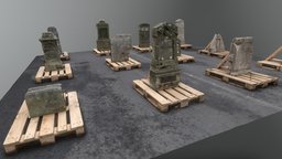 The Street Cemetery tombstone, 3d-scan, german, urban, heritage, vr, town, museum, 3d-scanning, czech, documentation, tom, cultural-heritage, museumsonsketchfab, photoscan, photogrammetry, city, history, musetech, mustech