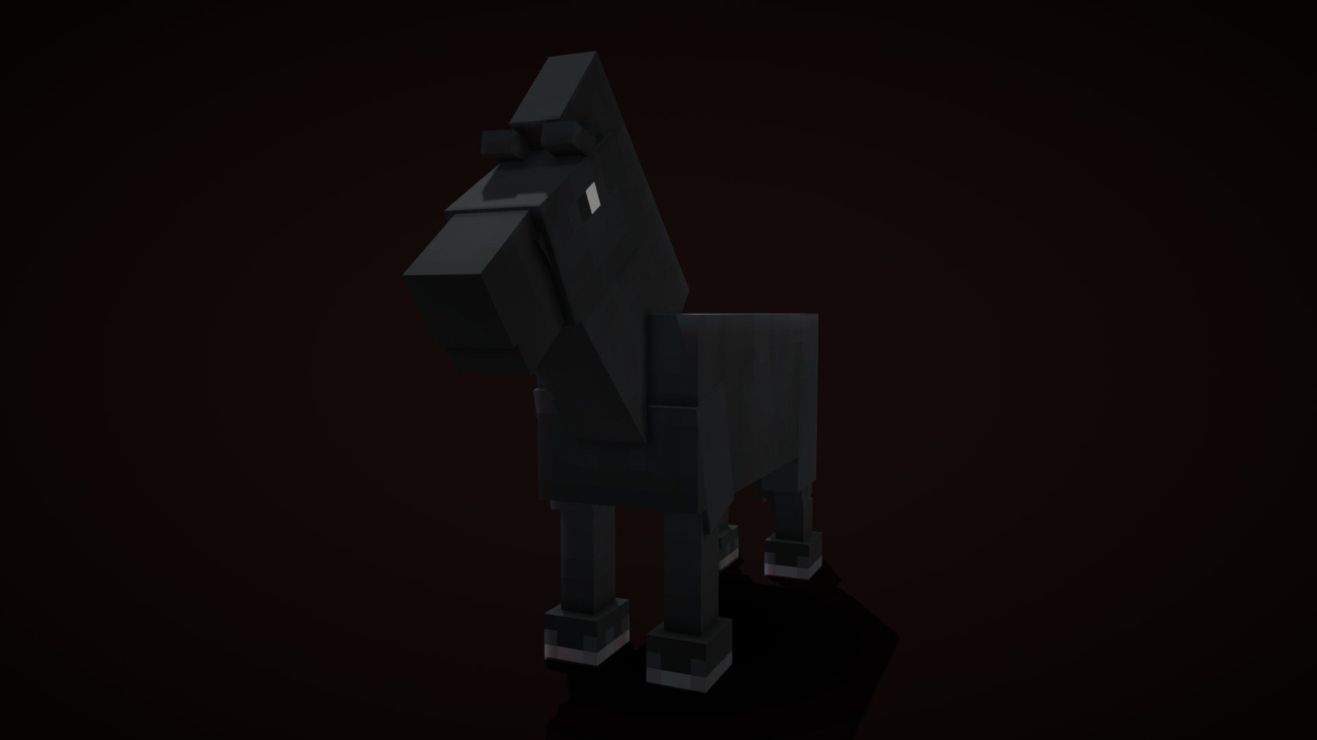 Horse - Horse Minecraft - 3D model by down (@zhonglidang) 3d model