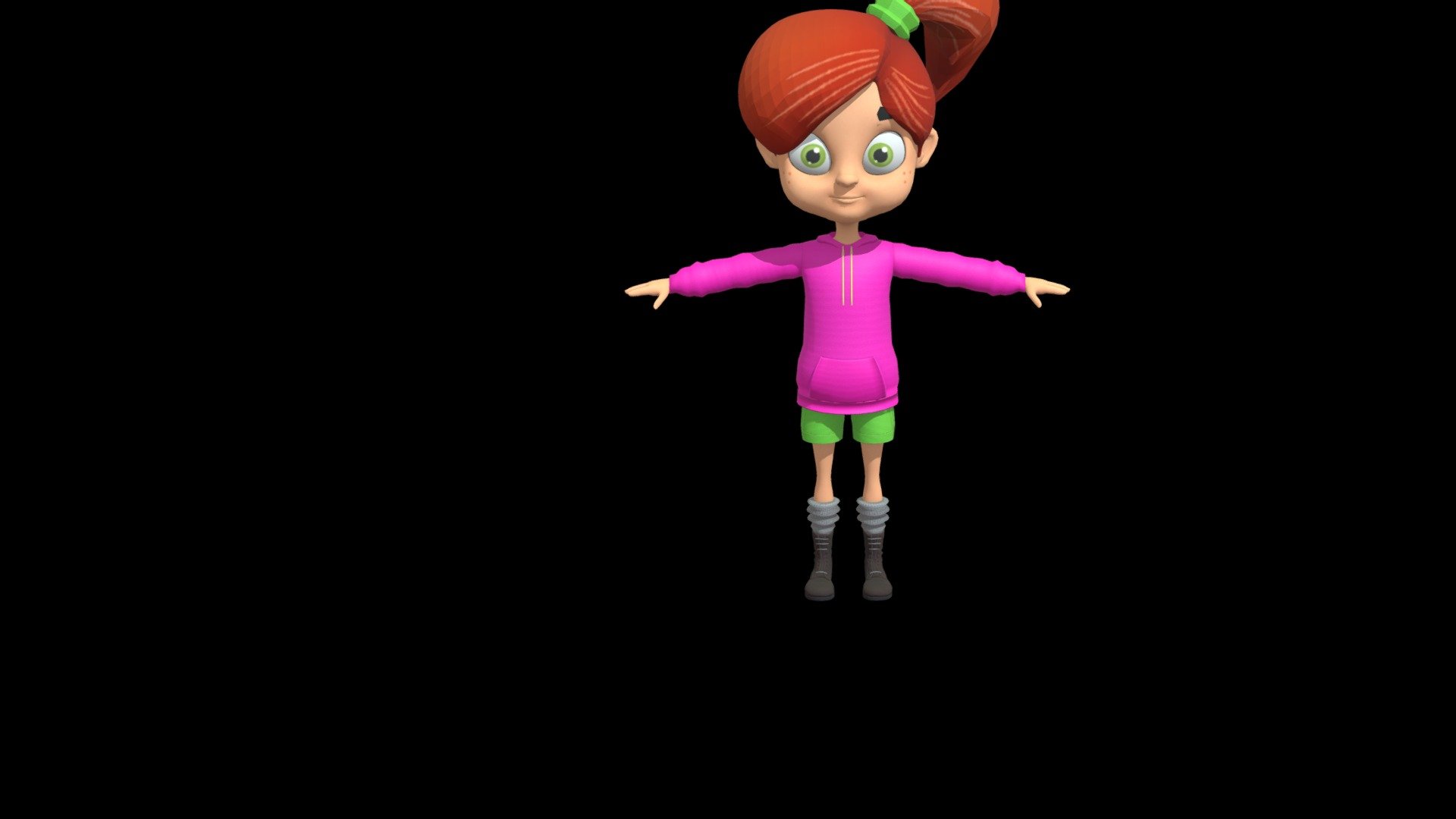 Girl character.
Texture included 3d model