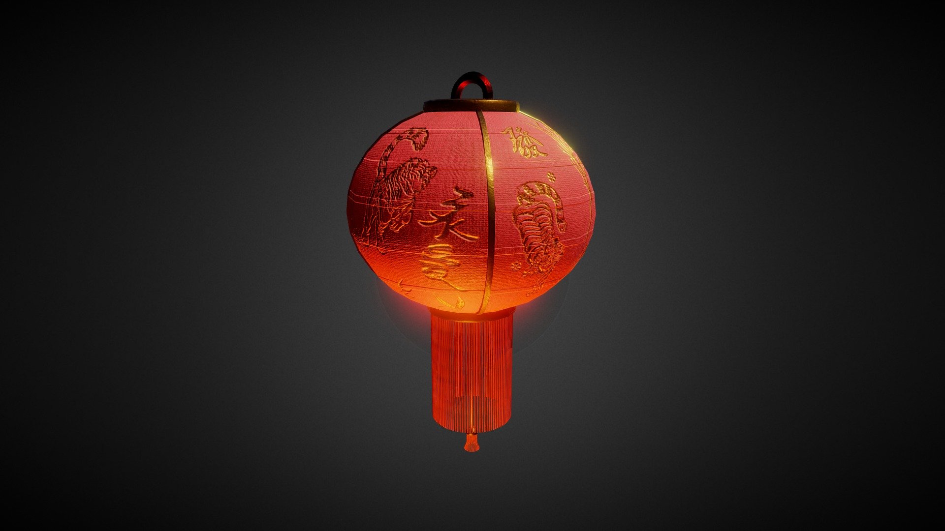 Revised Chinese New Year paper lantern created for the DiNusty Empire monthly prop challenge.
Stencil designs created by;

Charley C on Artstation - https://www.artstation.com/charleyc 

Ponyo on Instagram - https://www.instagram.com/ponyo5191/

Thank you both for your help with this asset! - Chinese Lantern | DiNusty Empire Challenge - 3D model by Maxwell Walton (@MaxwellWalton) 3d model
