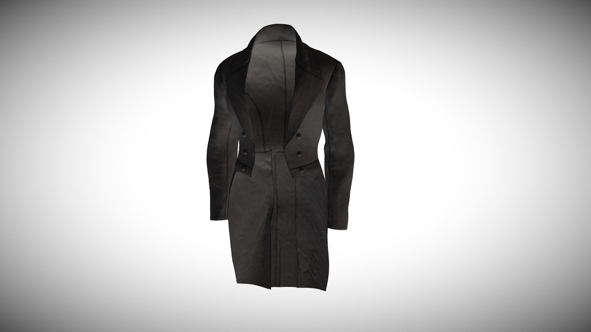The 3D model presents a digital reconstruction of dress coat (tail coat) dating to 1895. The dress coat is presented in a historical book by S.S. Gordon (1895. The American coat, vest and trousers system. New York, J.J. Mitchell co.). For further details see https://www.academia.edu/36559737/VIRTUAL_RECONSTRUCTION_OF_HISTORICAL_MEN_S_SUIT

The authors of the 3D model are

Aleksei Moskvin https://independent.academia.edu/AlekseiMoskvin

Mariia Moskvina https://independent.academia.edu/MariiaMoskvina

(Saint Petersburg State University of Industrial Technologies and Design)

DOI http://dx.doi.org/10.13140/RG.2.2.36765.79841

The authors thank Prof. Victor Kuzmichev from Ivanovo State Polytechnic University for his important contribution to this reconstruction 3d model