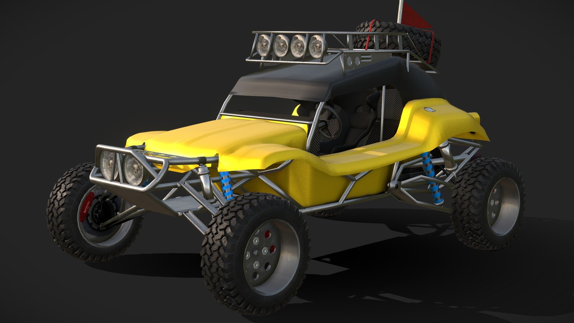 Wombat Typhoon inspired from Motorstorm Monument-Valley.

This model is kept lowpoly and optimized for use in Videogames.

Textures come in PNG format.

Note: This model is not rigged!

Modell made using Blender 2.78 and Adobe Substance for painting the textures 3d model