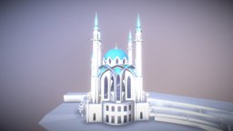 Kul Sharif Mosque muslim, islamic, cathedral, historic, exterior, monument, historical, century, kazan, russia, mosque, 16th, religious, kul, kremlin, sharif, ramadan, largest