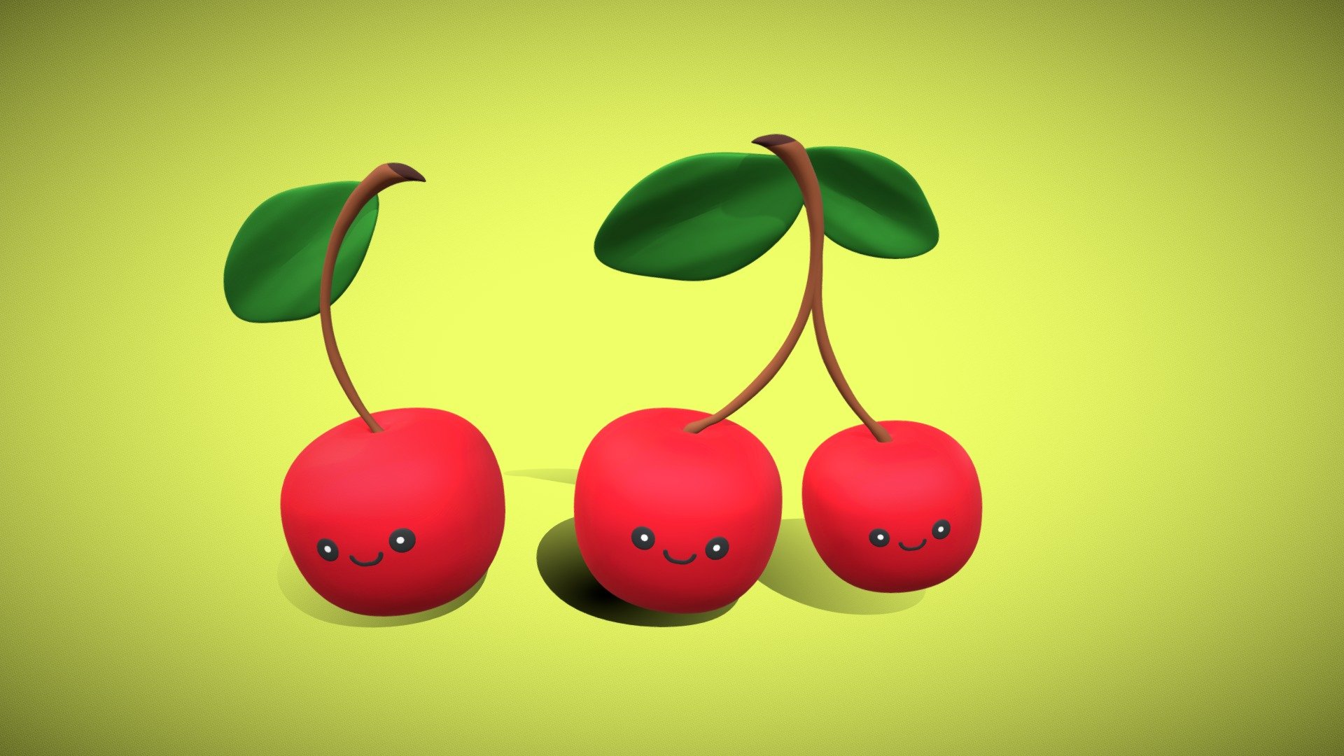 Cherrys - Download Free 3D model by Orrik 3d model