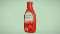 Tomato Ketchup Bottle ketchup, tomato, pasta, sauce, tomatoes, bottle, plastic