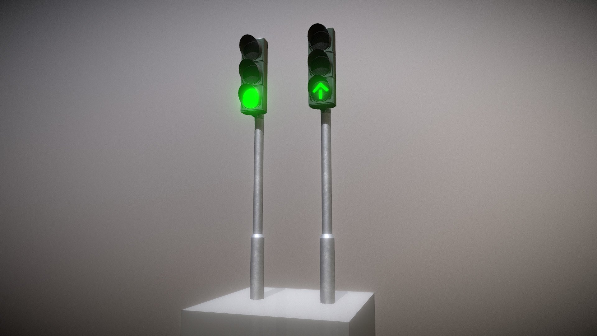 Eine Ampel für die Autofahrer.

 - Autofahrer Ampel - Buy Royalty Free 3D model by VIS-All-3D (@VIS-All) 3d model