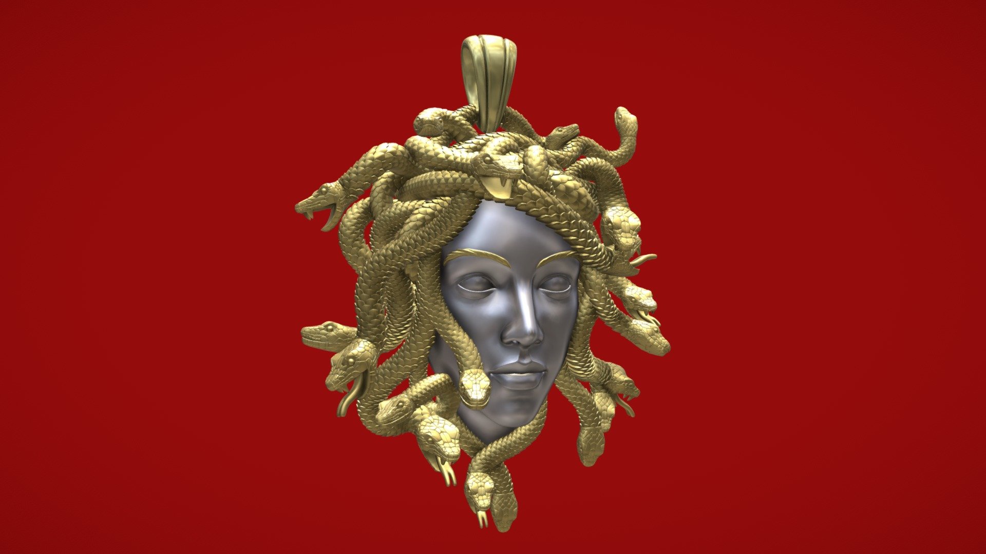medusa medalla - 3D model by Drilerman 3d model