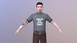 MAN 13 -WITH 250 ANIMATIONS body, face, hair, base, mesh, people, basemesh, unreal, young, old, movie, mens, men, rigged-character, dressed, character, cartoon, game, lowpoly, man, animation, animated, human, male, rigged, highpoly, guy
