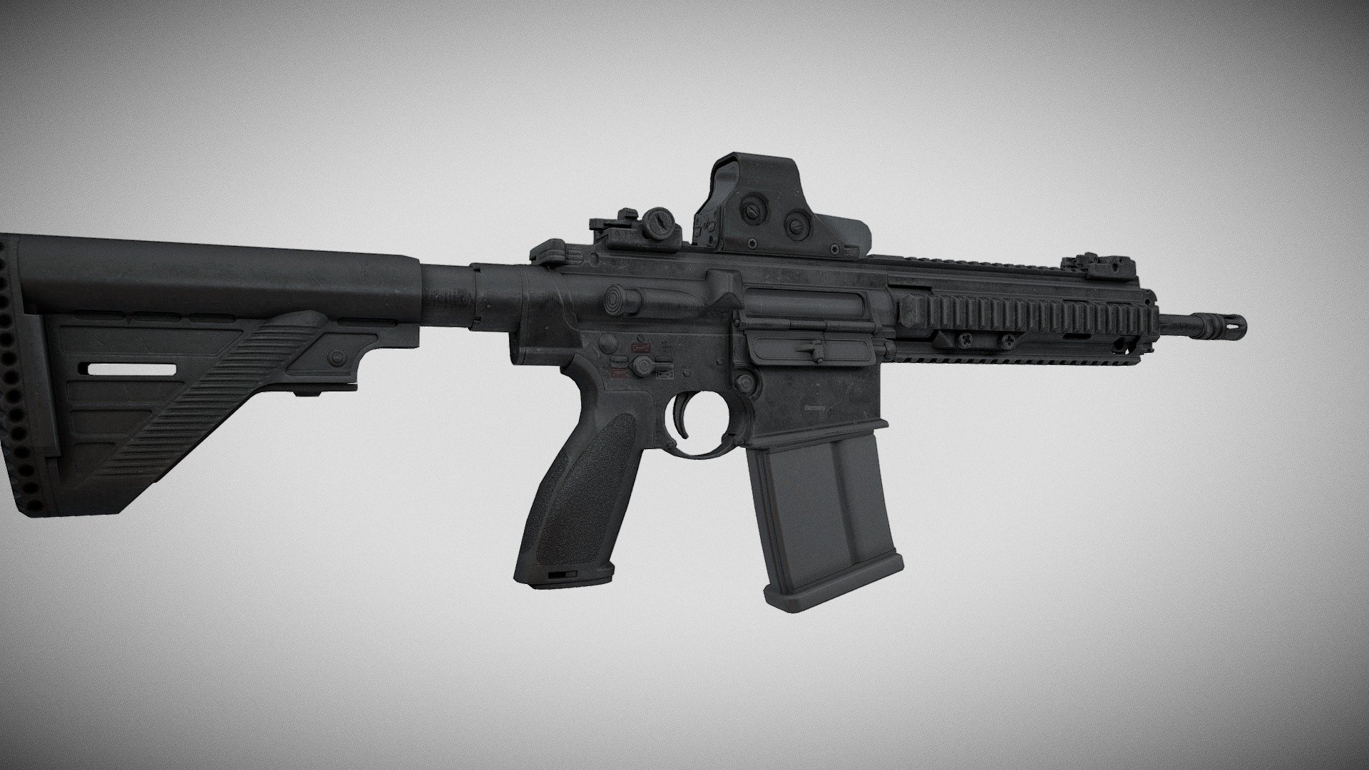 Carbine Rifle - Carbine Rifle - 3D model by trolosqlfod 3d model