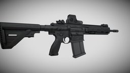 Carbine Rifle rifle, firearm, firearms, military, gun