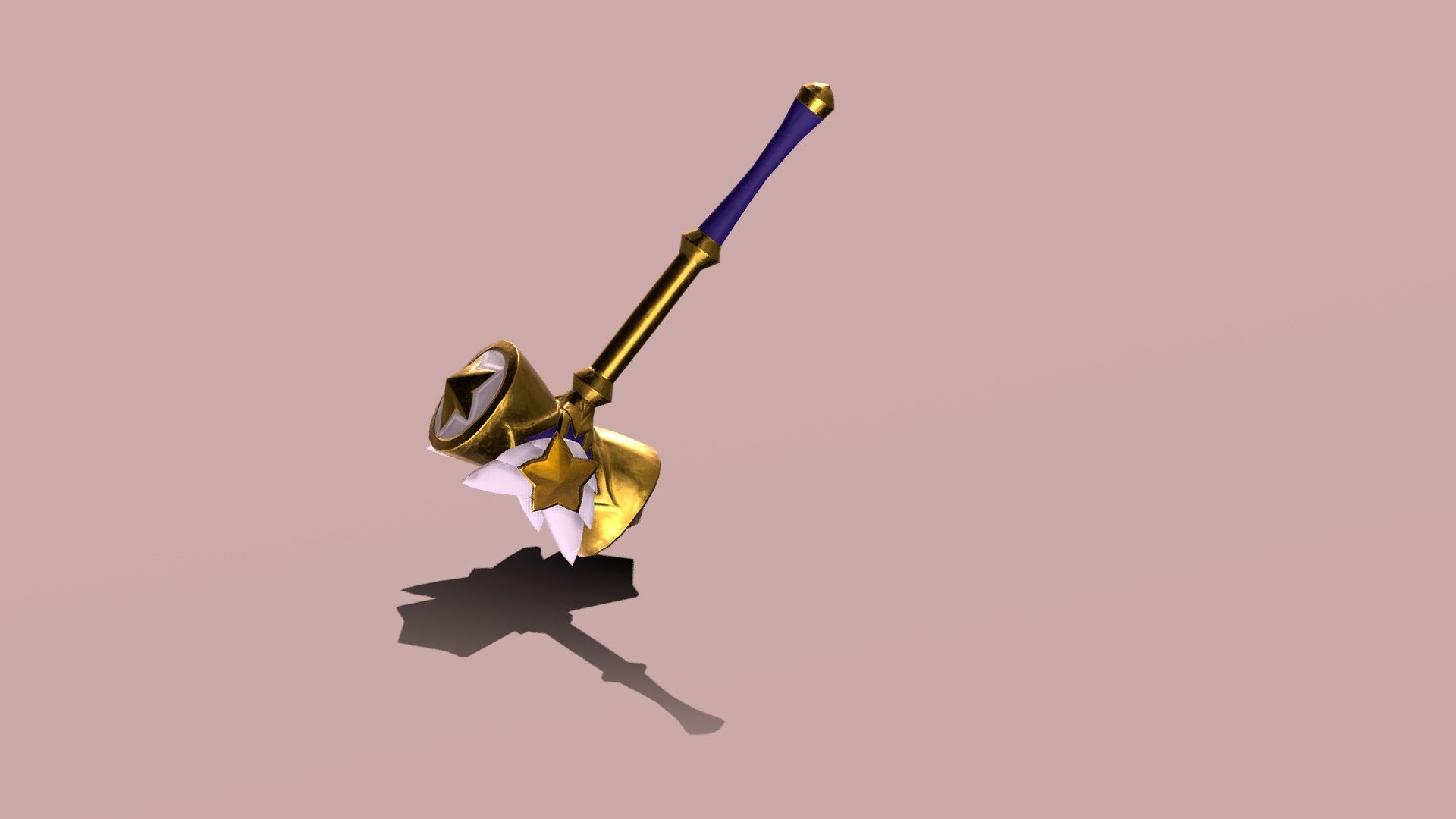 This is a fanmade project, the Starguardian Poppy Hammer from League of Legends 3d model