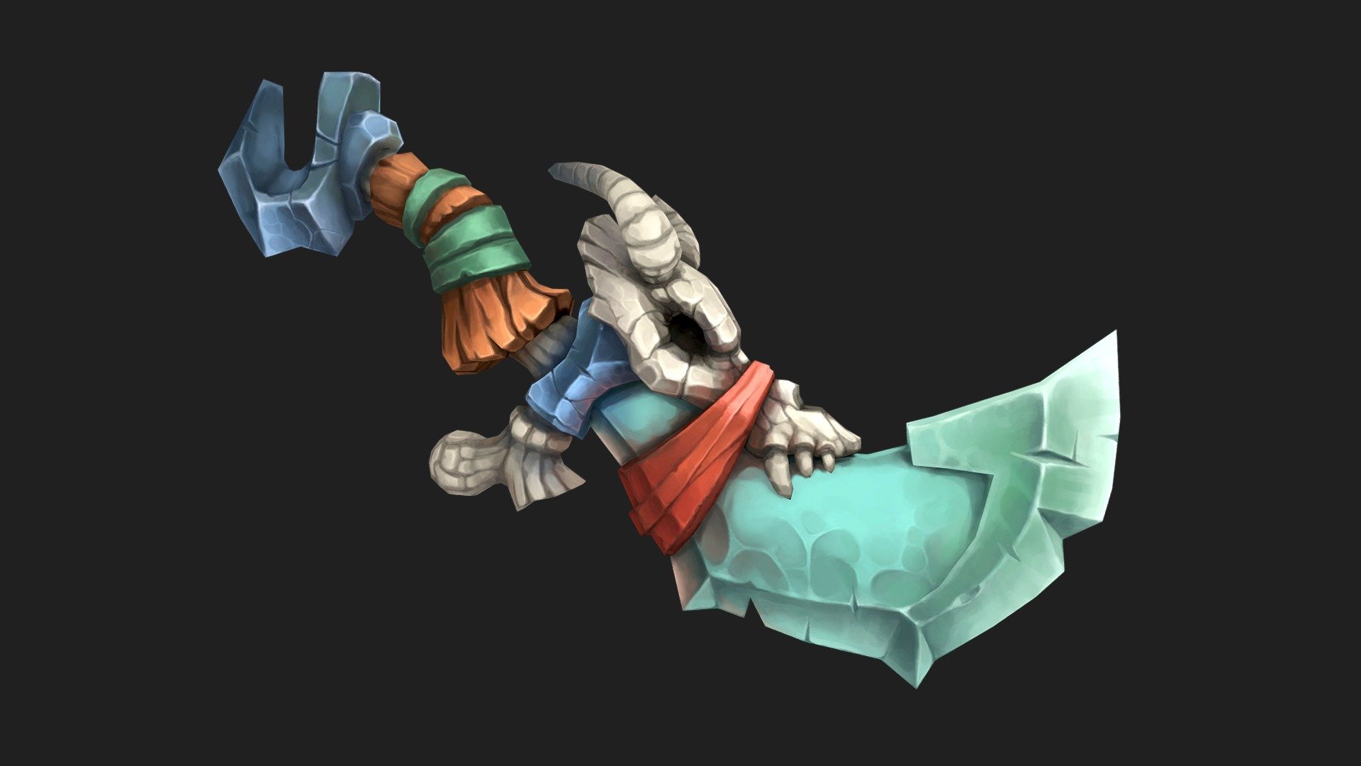 3D Necromancer Knife.
https://www.artstation.com/artwork/28am1B
Low poly/ Hand painted.
Texture with a resolution of 1024x1024 - Necromancer Kniife - Buy Royalty Free 3D model by sashasasha 3d model