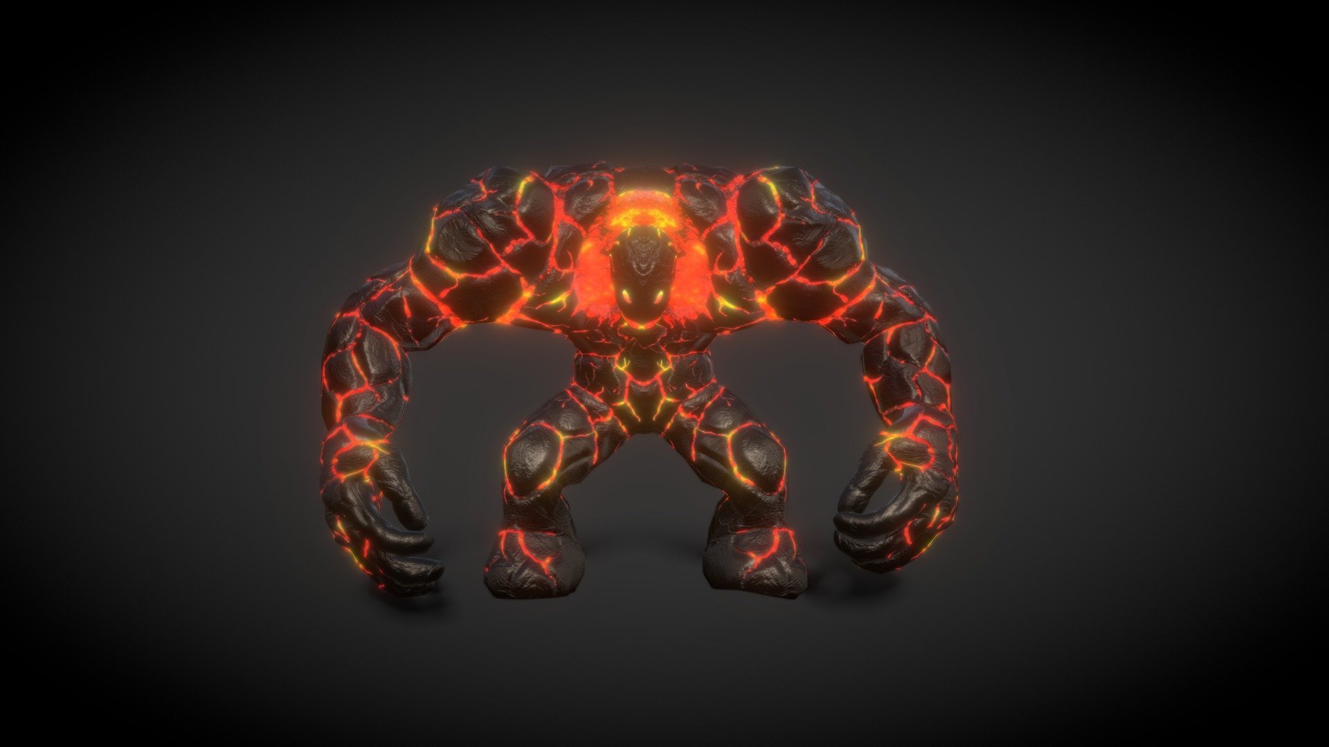 Fire elemental - Fire Elemental - Download Free 3D model by InaLaAtzu 3d model