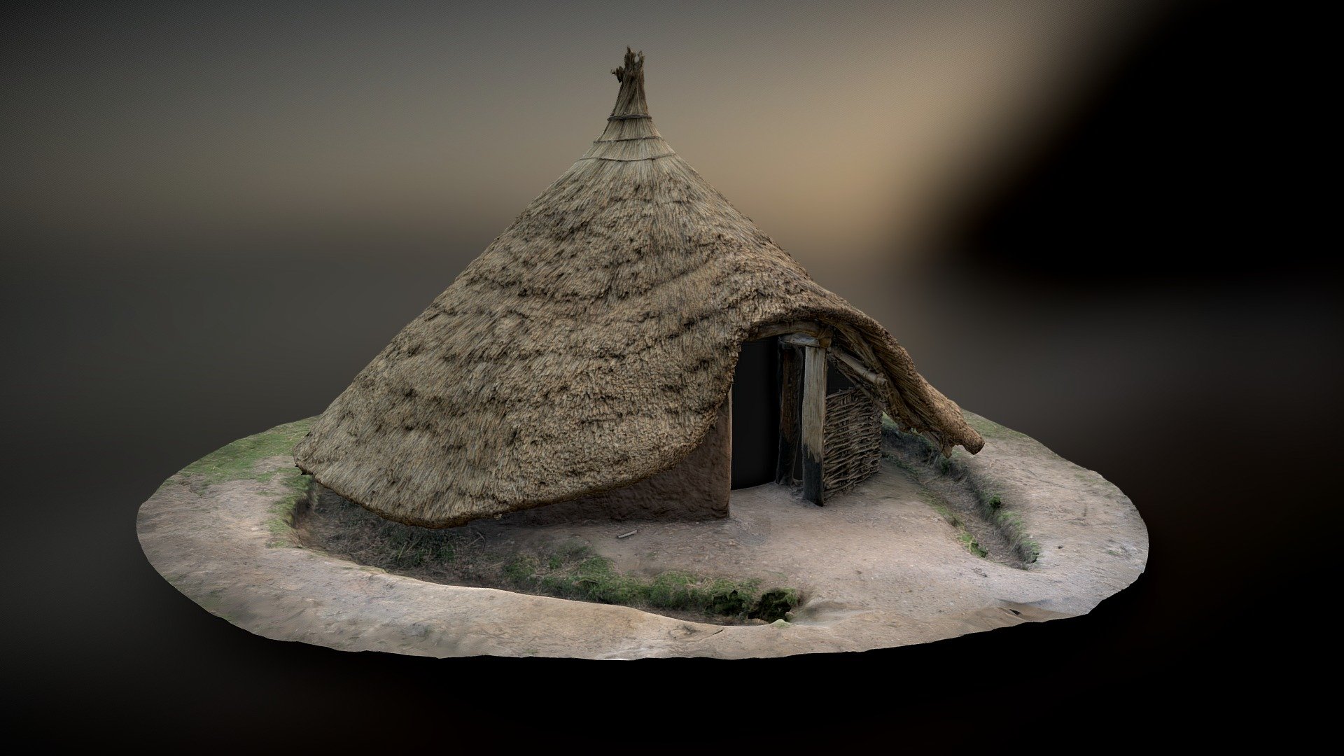 Spring is coming and the volunteers and archaologists are getting the wattle and daub walls up on roundhouse, or rather getting the daub up on the wattle.

Copmpare with some earlier scans of the roundhouse from February when the roof was not thatched: https://sketchfab.com/nebulousflynn/collections/living-in-the-round-8dd663ef2e364b97b00c9f1c92f0cb58

Captured on a visit to the Living in the Round project. I challenged myself to see what outputs I could get with just my phone as the capture device.

587 images Canon G7X, Metashape, Blender - Iron Age Roundhouse Reconstruction - April 2024 - Download Free 3D model by Thomas Flynn (@nebulousflynn) 3d model