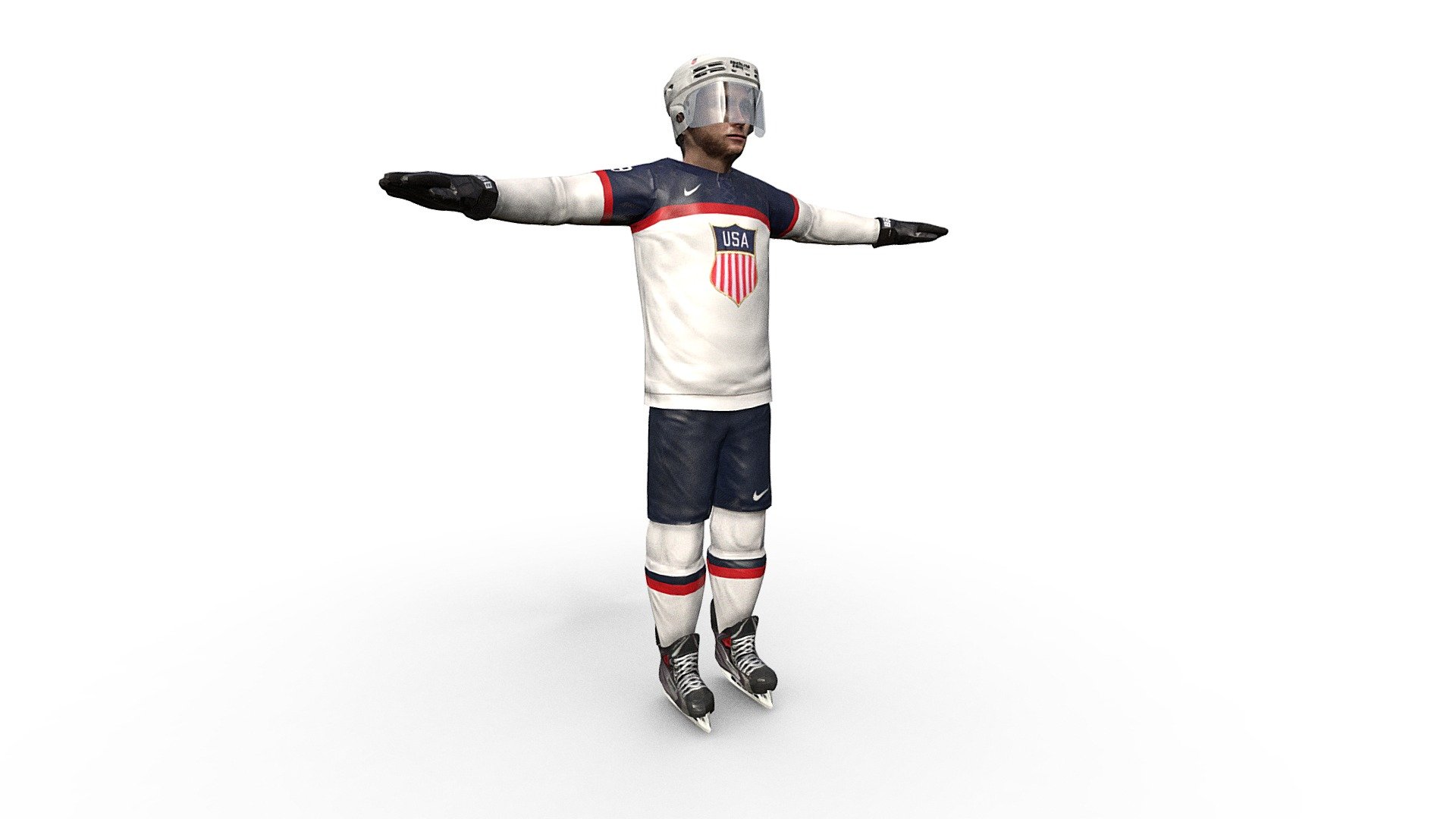 Patrick Kane Hockey Player lowpoly 3D Model - Patrick Kane Hockey Player - Buy Royalty Free 3D model by Omni Studio 3D (@omny3d) 3d model