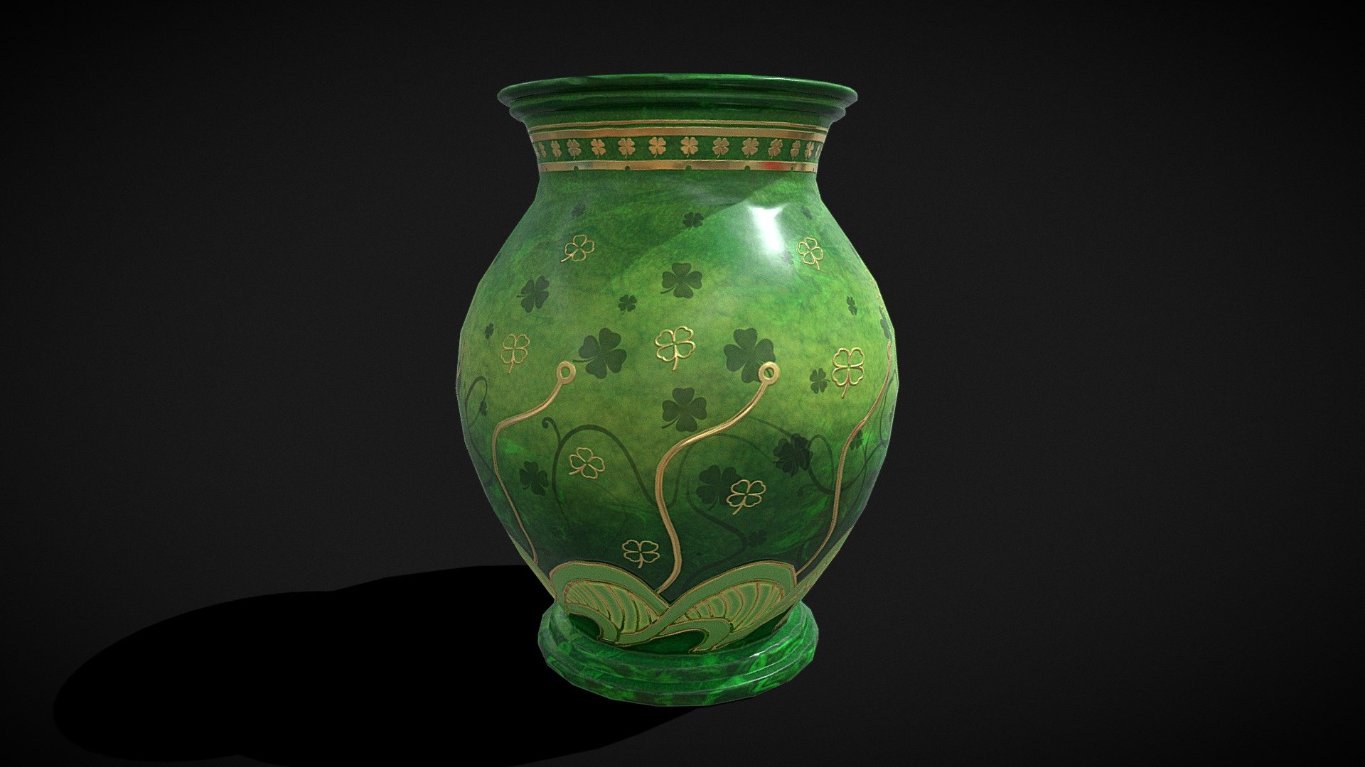 Carved Painted Green Pot 
VR / AR / Low-poly
PBR approved
Geometry Polygon mesh
Polygons 1,300
Vertices 1,262
Textures 4K PNG
Materials 1 - Carved Painted Green Pot - Buy Royalty Free 3D model by GetDeadEntertainment 3d model
