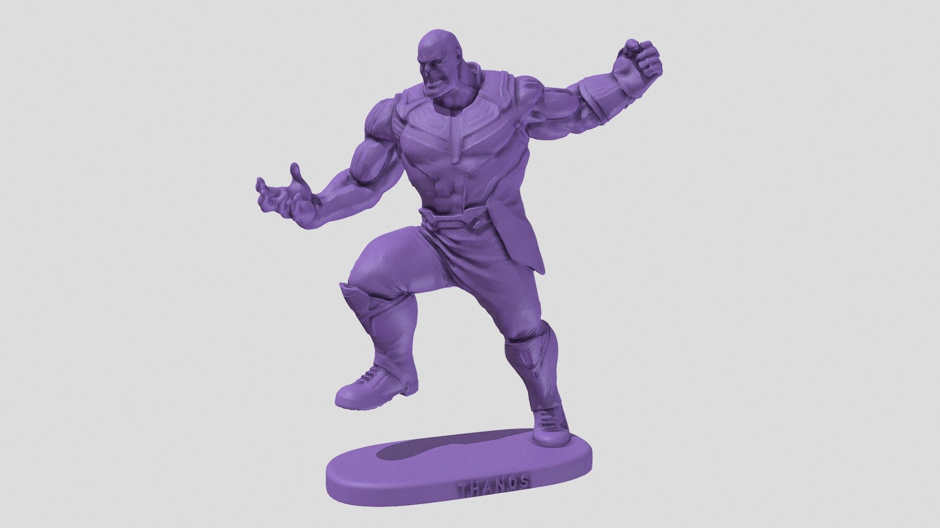 Thanos em formato Gulliver escala 1/22 adaptado para impressão 3D - #058 Thanos - 3D model by 3DCraft (@insta3dcraft) 3d model