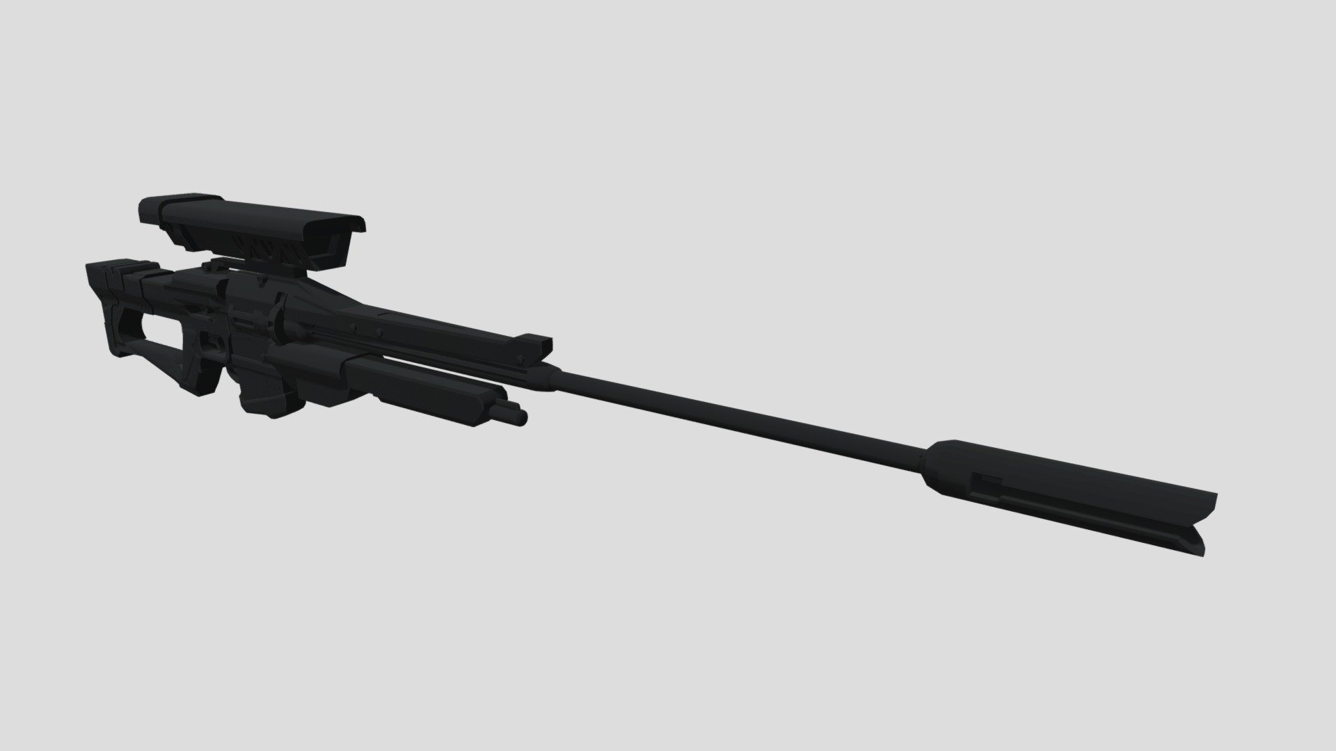 A Sniper Gun - Sniper Riffle - 3D model by sanz0419 3d model