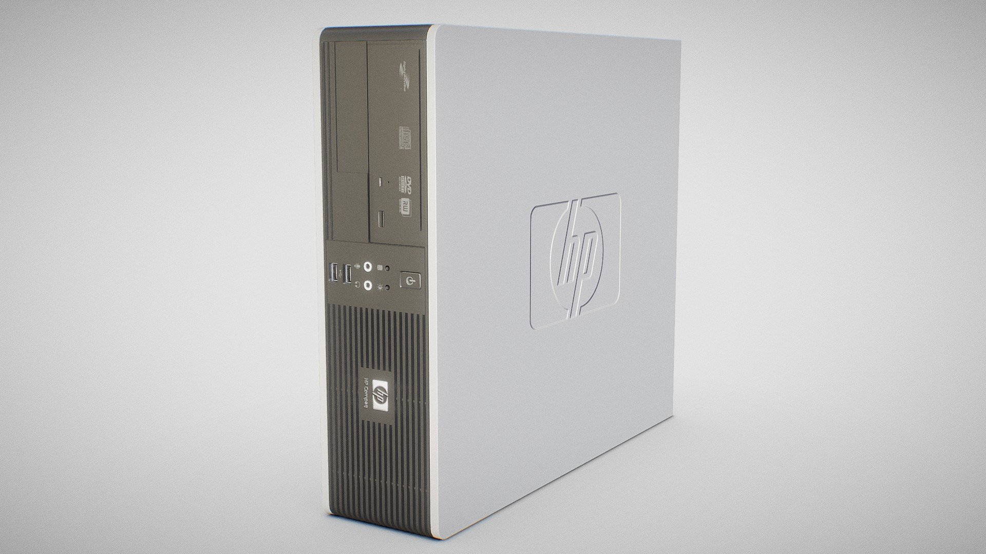 Desktop Computer - HP Compaq dc5800 - Buy Royalty Free 3D model by Fabio Orsi (@fabioorsi) 3d model