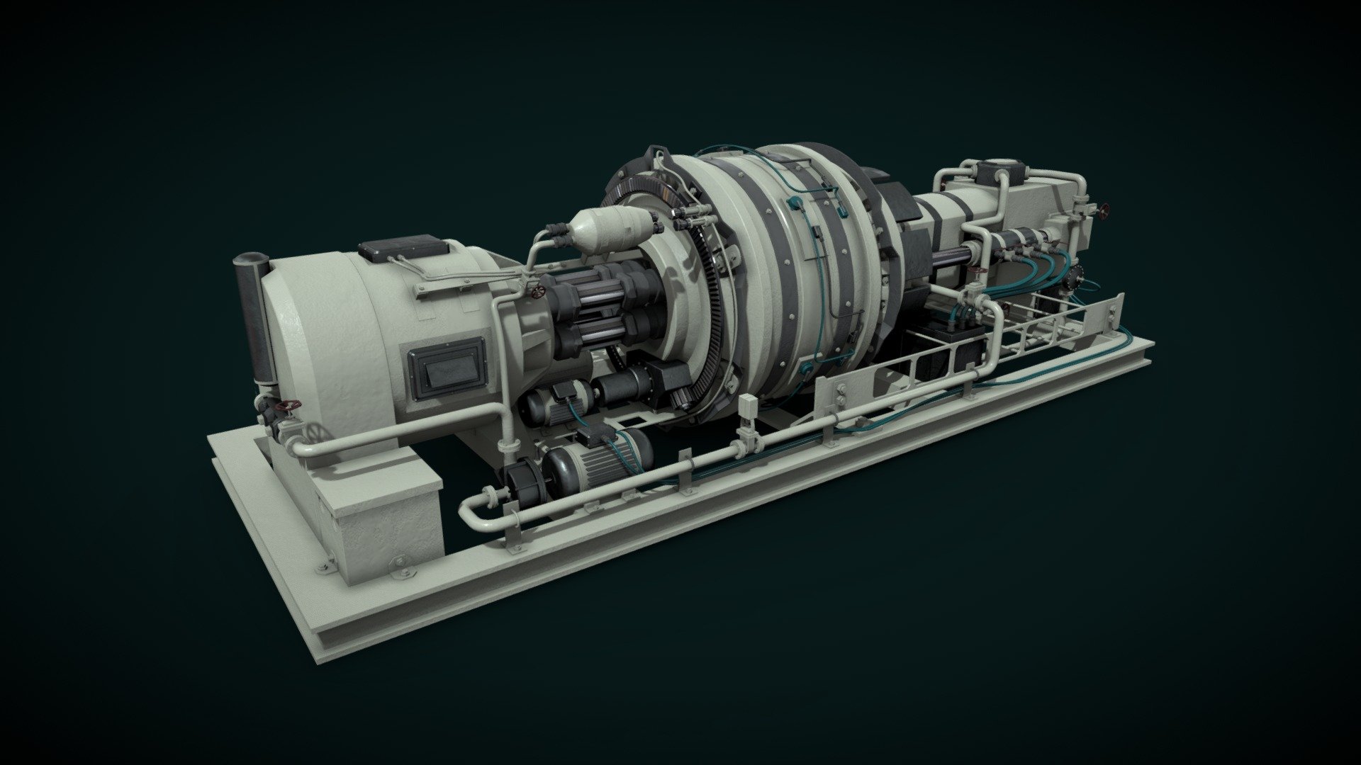Machinery device for industrial visualizations 

4k PNG textures included 3d model