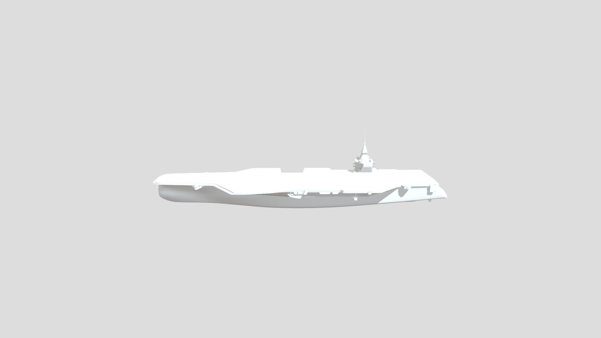 Anyone want to see a Future Carrier - PANG Future French Aircraft Carrier - 3D model by anitahera 3d model