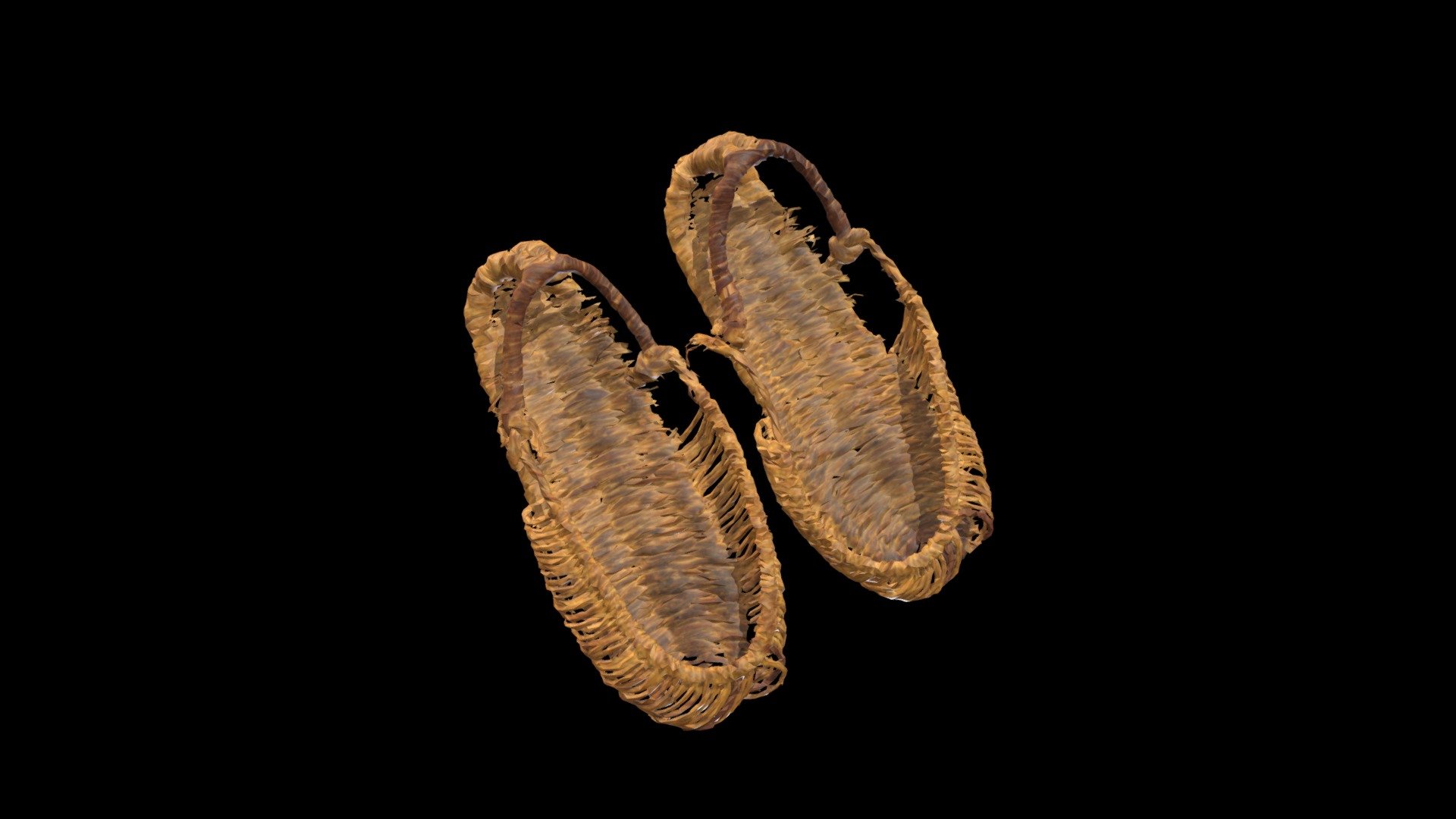 짚신

革履

민속품-민속품

한국-조선

초제-볏짚

길이:27, 옆너비:10

짚으로 만든 신발 - 짚신 - 3D model by chungju_museum 3d model