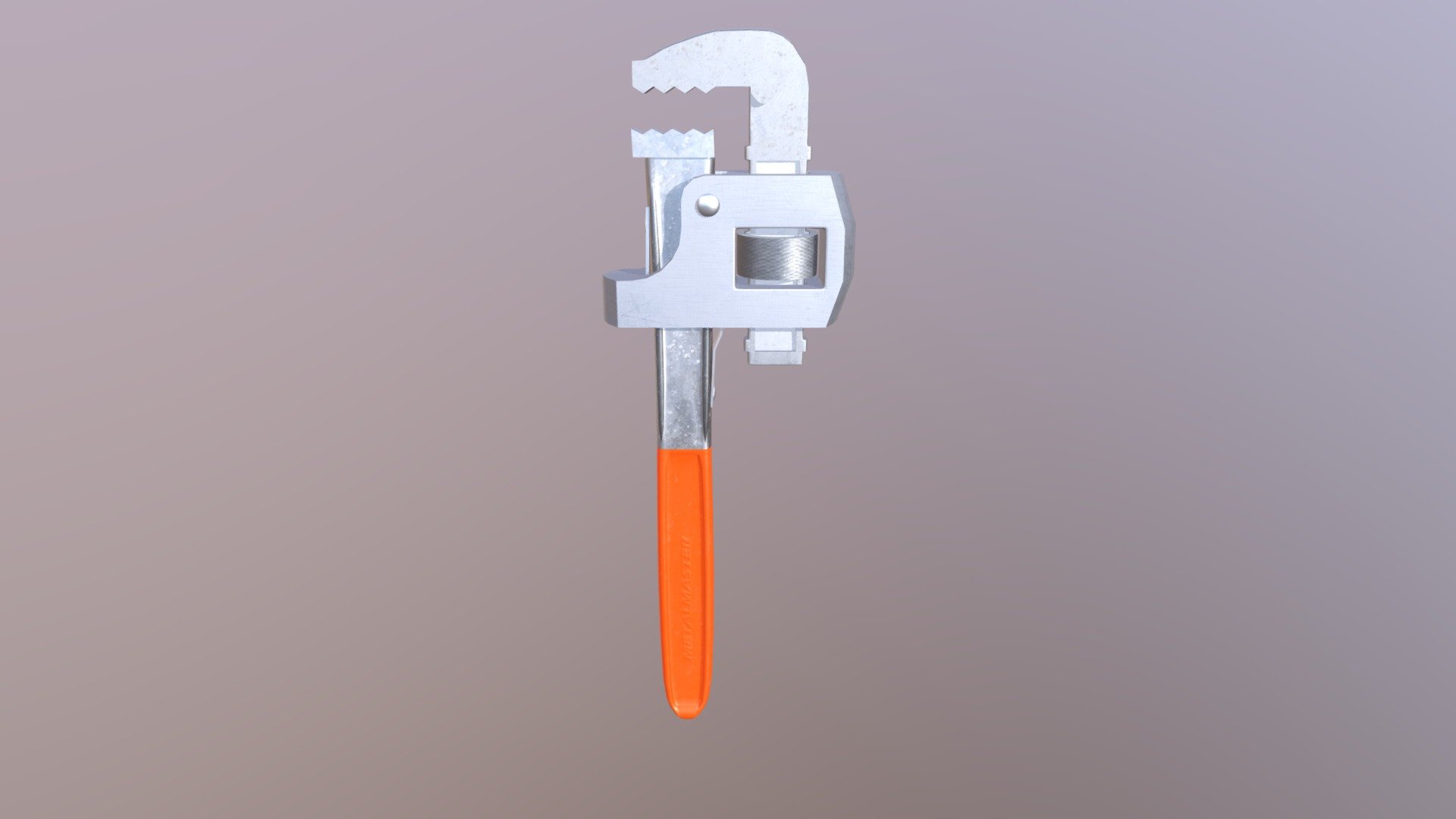 This a model of a pipe wrench modeled in Maya and texturized in Photoshop using textures from this website: https://www.textures.com/ - Pipe Wrench - 3D model by Rodrigo Issao Takara (@rodrigo.takara1505) 3d model