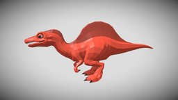 [Low Poly] Spinosaurus
