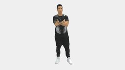 Man In pose 0207 style, toy, fashion, beauty, clothes, powder, figurine, realistic, printable, success, 3dprint