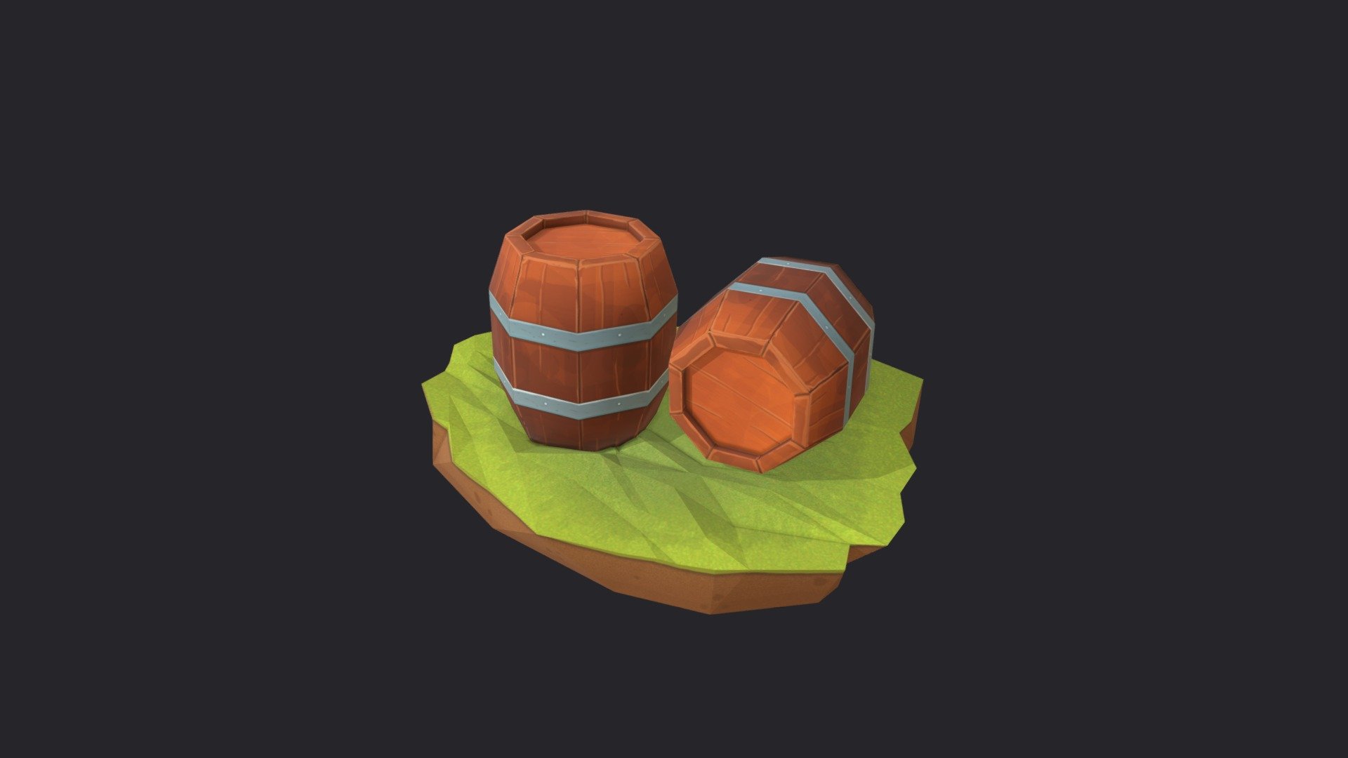 Wooden Barrels is created on Cinema 4d R17
Textures by UVW mapping
Lighting and Render settings on Sketchfab ❤️ - Wooden Barrels Scene - Buy Royalty Free 3D model by antonmoek 3d model