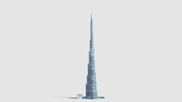 Burj Khalifa tower, dubai, khalifa, skyscraper, boulevard, burj