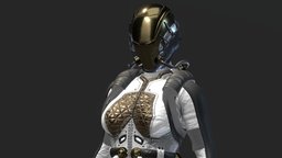Space Girl body, armor, suit, humanoid, organic, games, basemesh, cyberpunk, astronaut, artist, costume, ue4, artstation, firstperson, spaceship-sci-fi, unity, 3d, art, scifi, model, female, characters, fantasy, male, space, gameready, spacecostume