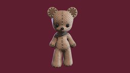 Bear Plush bear, chibi, teddy, teddybear, stuffedanimal, teddybear-stuffed-toy, stuffedtoy